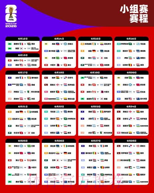 2026世界杯比利时姆巴佩比赛时间深度解读